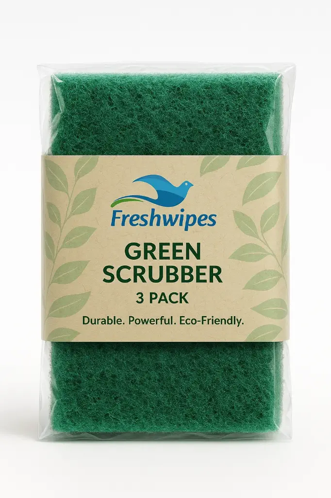 Green Scrubber Pad