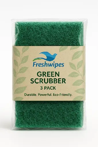 Green Scrubber Pad